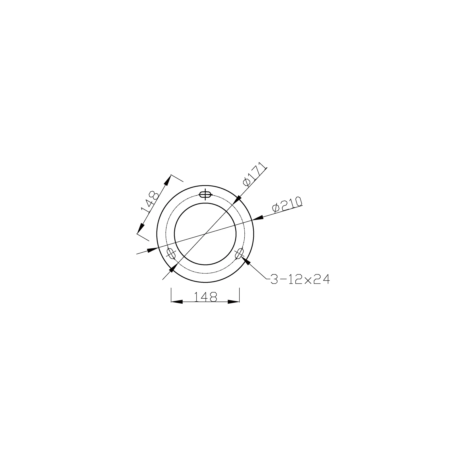 DLW-LED-035 DOMEFLAT
