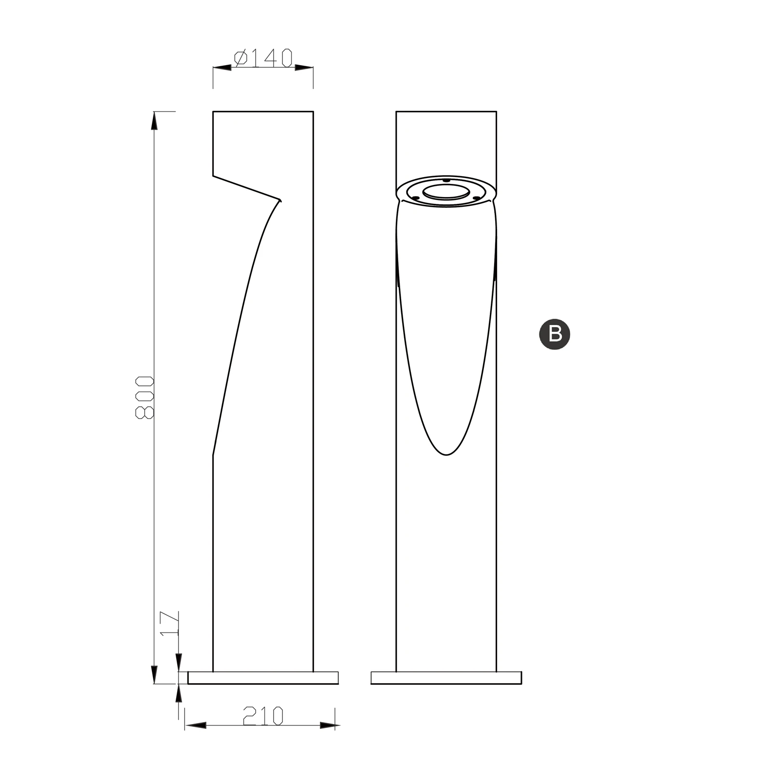 DLW-LED-035 DOMEFLAT-B-01